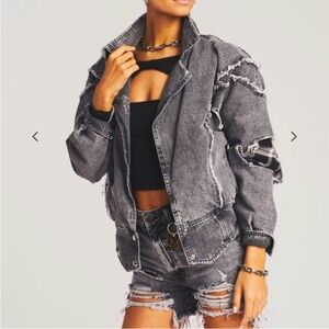 BNWT retrofete denim jacket